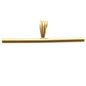 14KT Yellow Gold Filled Pin Brooch Converter 32mm