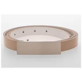 15mm | Cream/White Reversible Belt