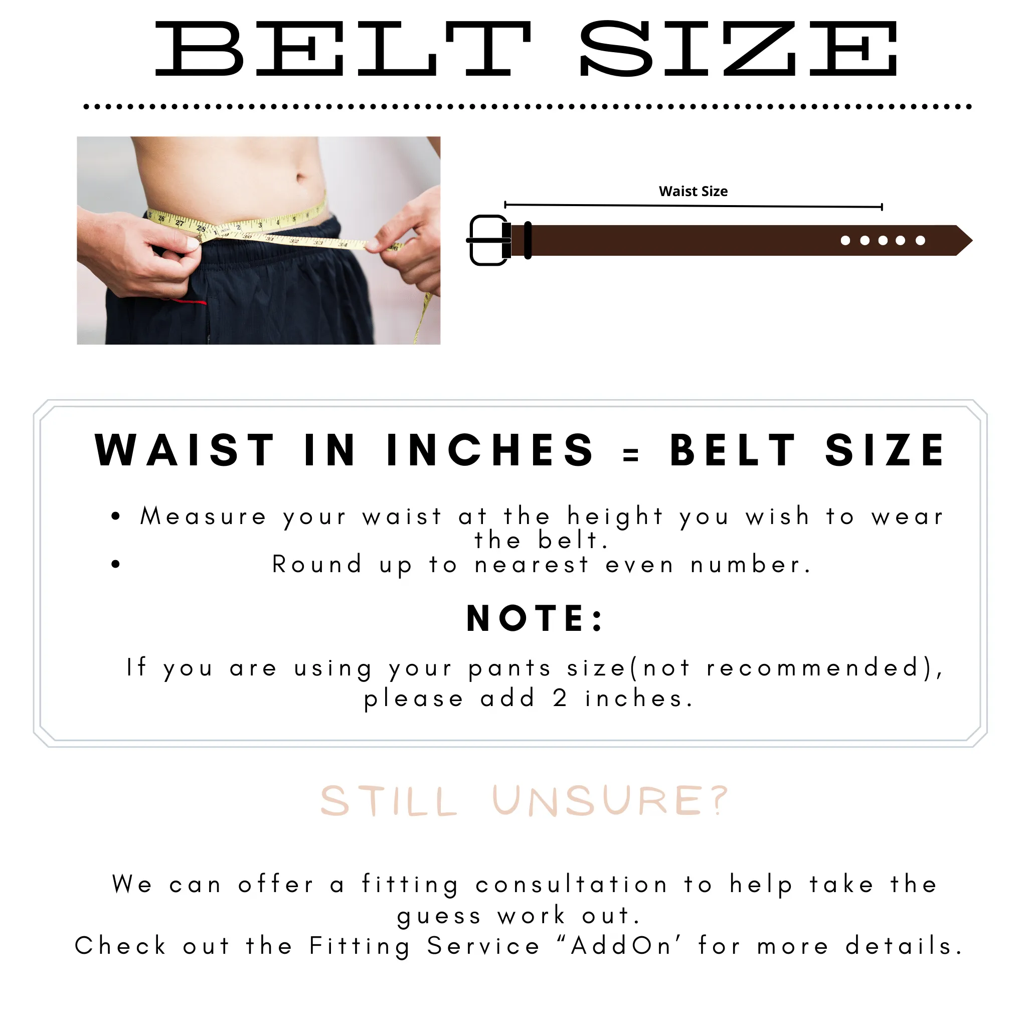 15mm | Cream/White Reversible Belt