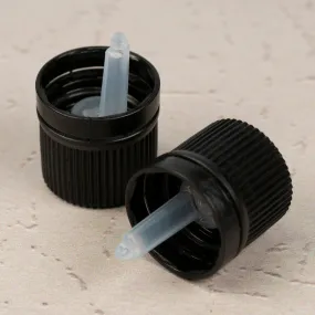 18 mm Black Vertical Dropper Cap