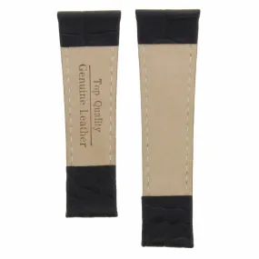 20MM CROC LEATHER WATCH BAND STRAP FIT FOR ROLEX DAYTONA ENDPIECES SHORT MEDIUM