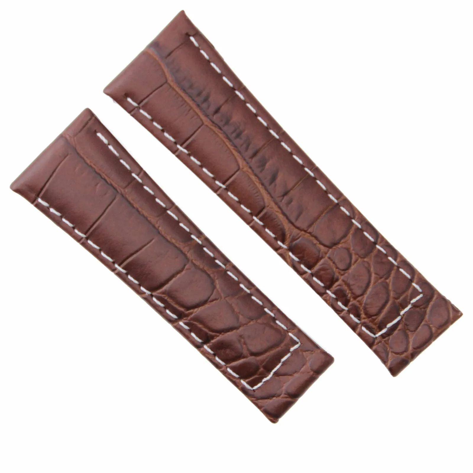 20MM CROC LEATHER WATCH BAND STRAP FIT FOR ROLEX DAYTONA ENDPIECES SHORT MEDIUM