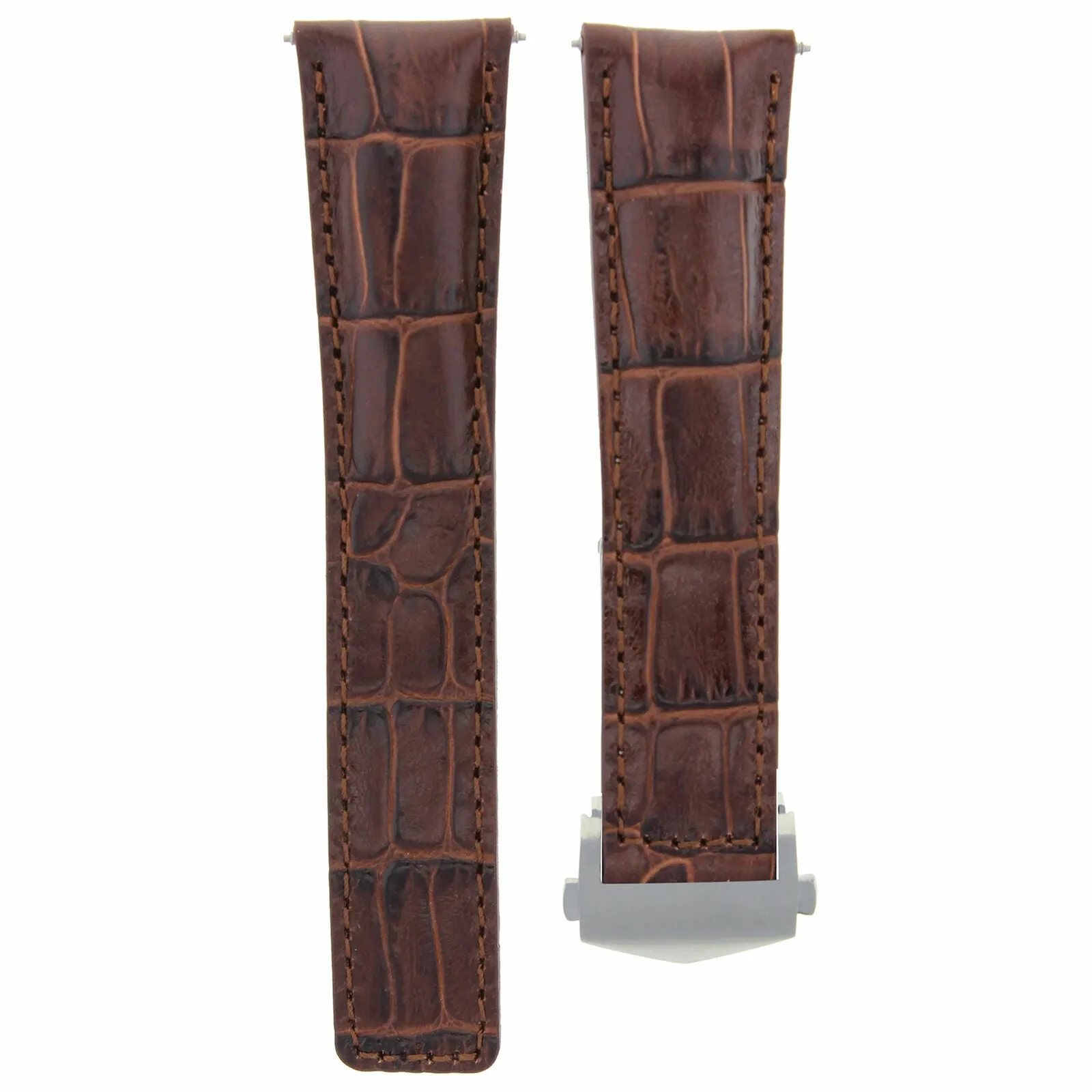 20MM LEATHER STRAP BAND FOR TAG HEUER CARRERA CHRONO D.BROWN   CLASP FC-5037-39