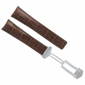 20MM LEATHER STRAP BAND FOR TAG HEUER CARRERA CHRONO D.BROWN   CLASP FC-5037-39