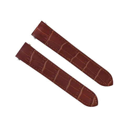 20MM LEATHER WATCH STRAP BAND FOR CARTIER ROADSTER QUICK RELEASE BROWN TOP QLY