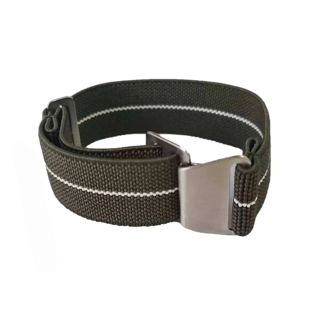 24mm Paratrooper watch straps - Army Green
