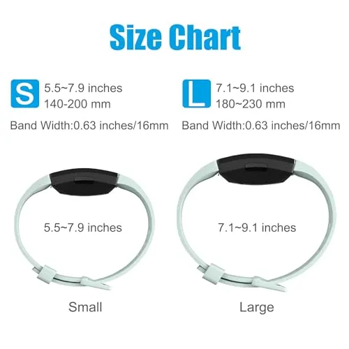 3 Pack Replacement Bands Compatible for Fitbit Inspire 2 / Fitbit Inspire HR/Fitbit Inspire/Fitbit Ace 2, Adjustable Accessory Soft Silicone Sport Wristband for Women Men
