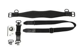 4V Design Versis SL  | Professional Sling Rapid Strap in Black Carbon Leather for DSLR & Mirrorless Cameras