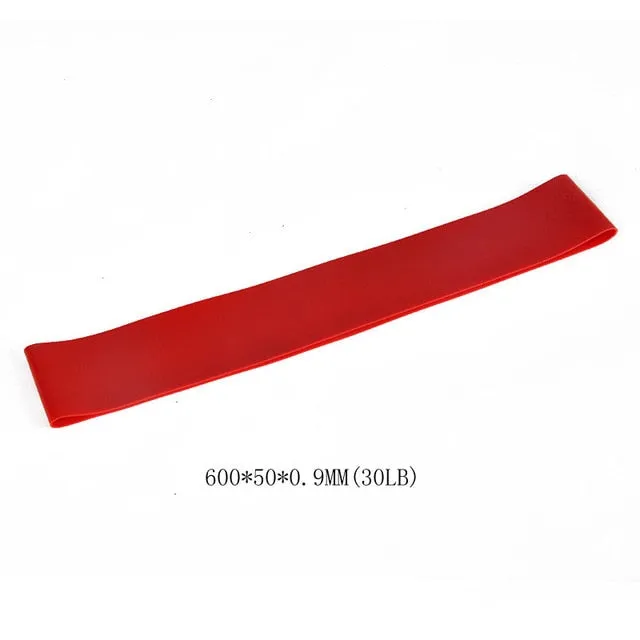5 Colors Yoga Resistance Rubber Bands Sports Training Workout Elastic Bands Fitness Gym Equipment Crossfit Yoga Ropes Free Ship