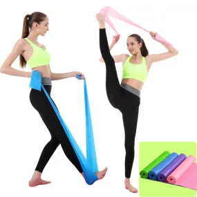5 Colors Yoga Resistance Rubber Bands Sports Training Workout Elastic Bands Fitness Gym Equipment Crossfit Yoga Ropes Free Ship