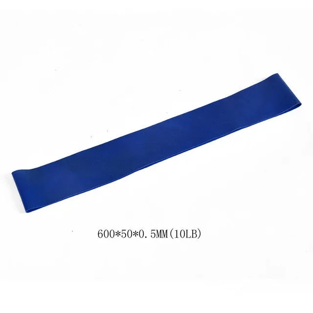 5 Colors Yoga Resistance Rubber Bands Sports Training Workout Elastic Bands Fitness Gym Equipment Crossfit Yoga Ropes Free Ship
