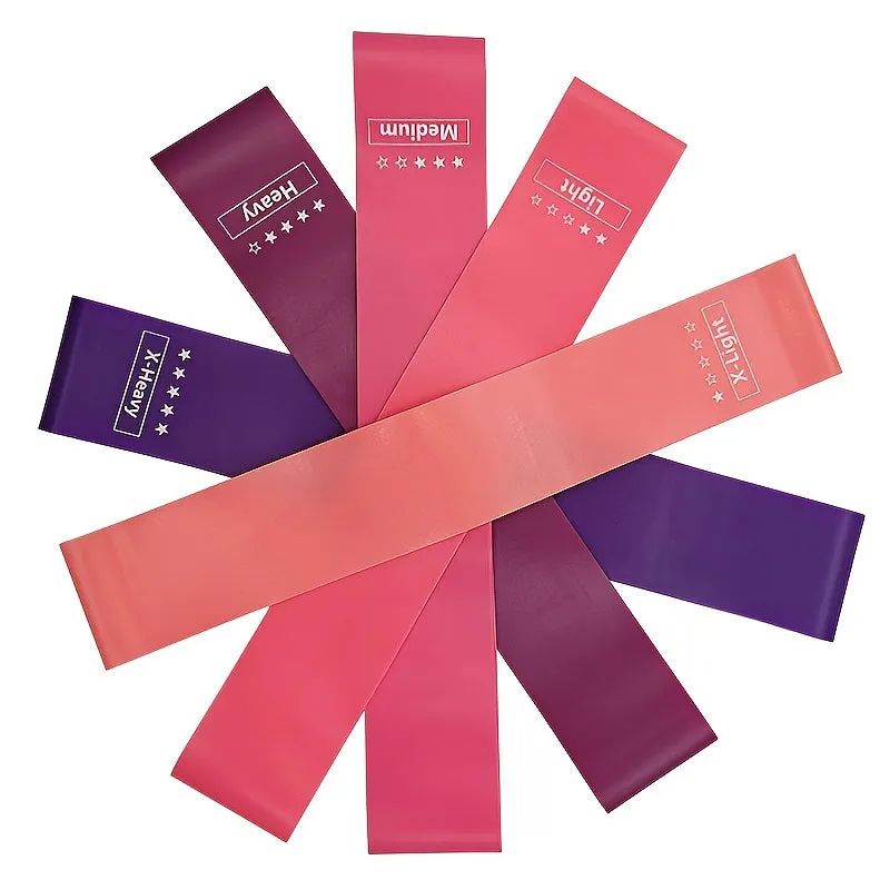 5 Piece Silicone Stretch Bands for Flexibility and Strength
