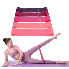 5 Piece Silicone Stretch Bands for Flexibility and Strength