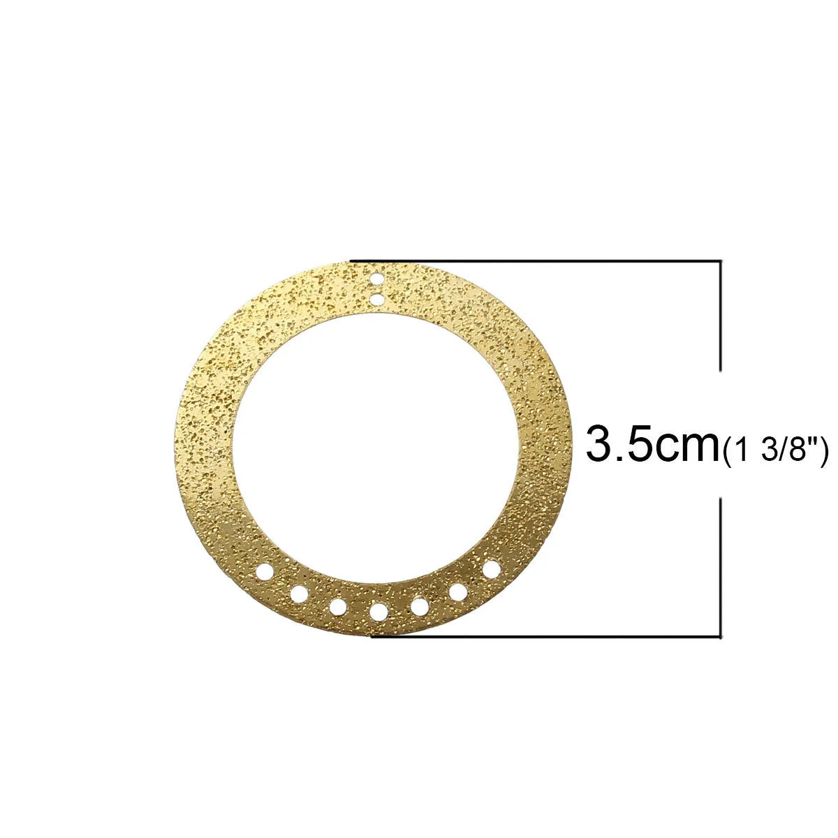 5 STARDUST WASHER Chandelier Pendants Brass Gold Metal 35mm . chg0351