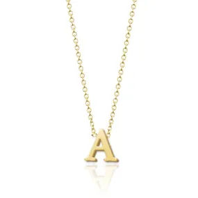 9ct Yellow Gold Initial Pendants