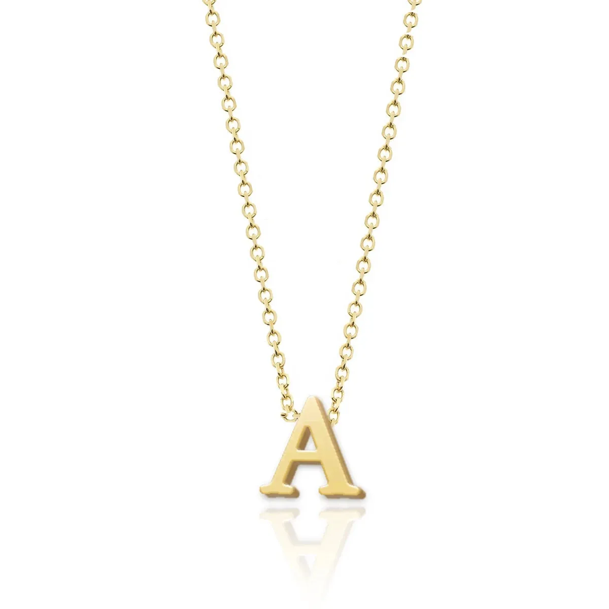 9ct Yellow Gold Initial Pendants