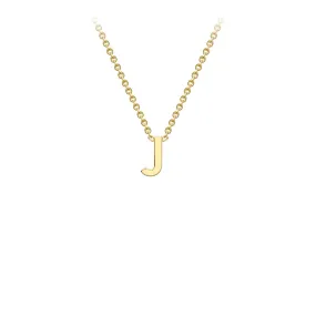 9K Gold 'J' Initial Necklace - 1.19.0519