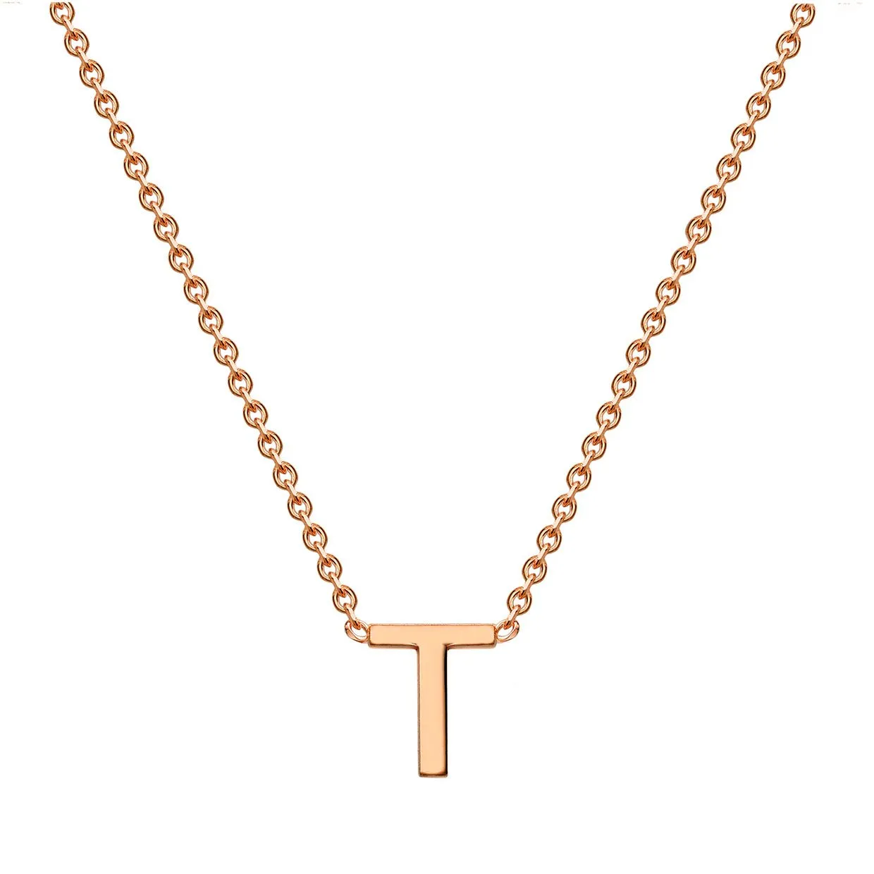9K Gold 'T' Initial Necklace - 1.19.0169