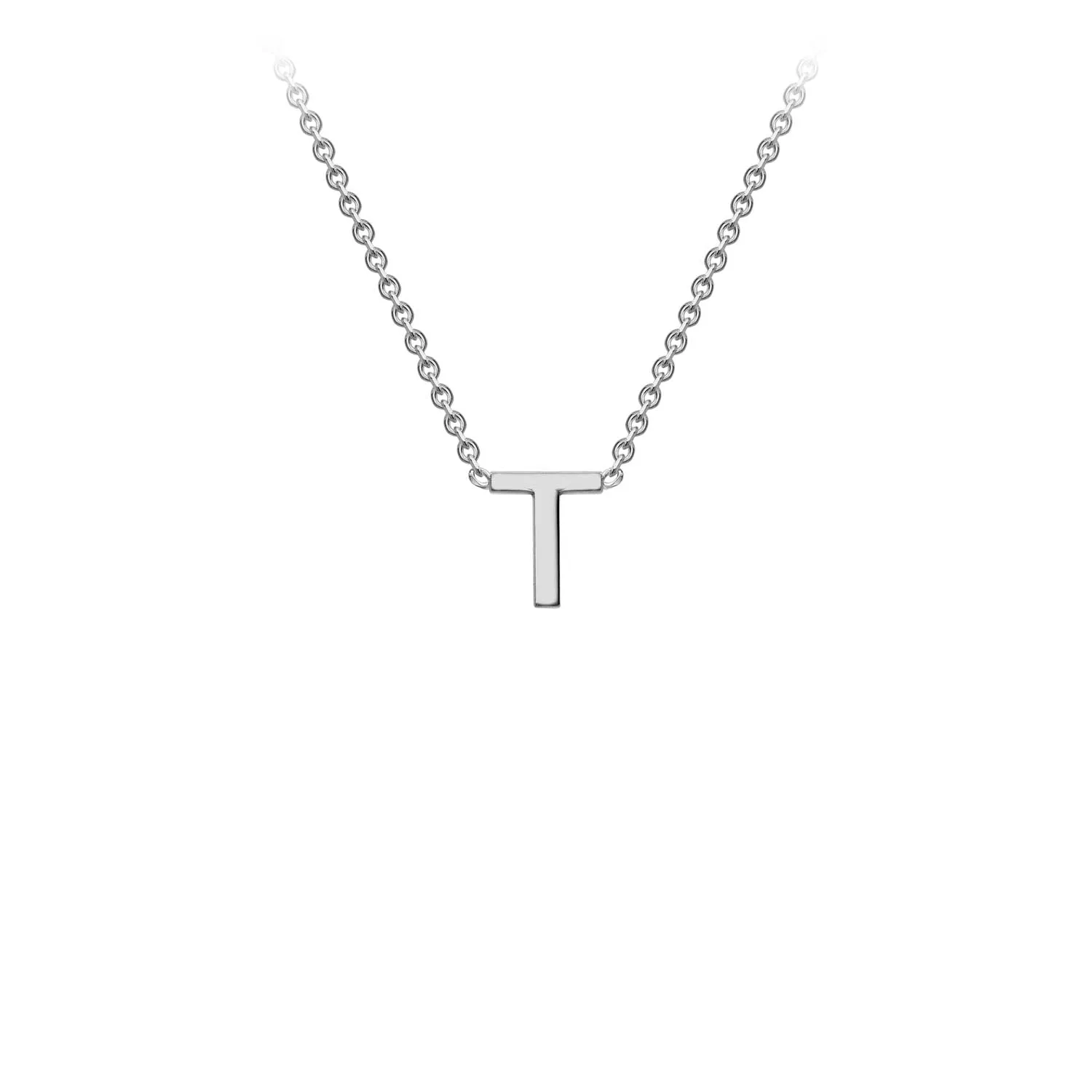 9K Gold 'T' Initial Necklace - 1.19.0169