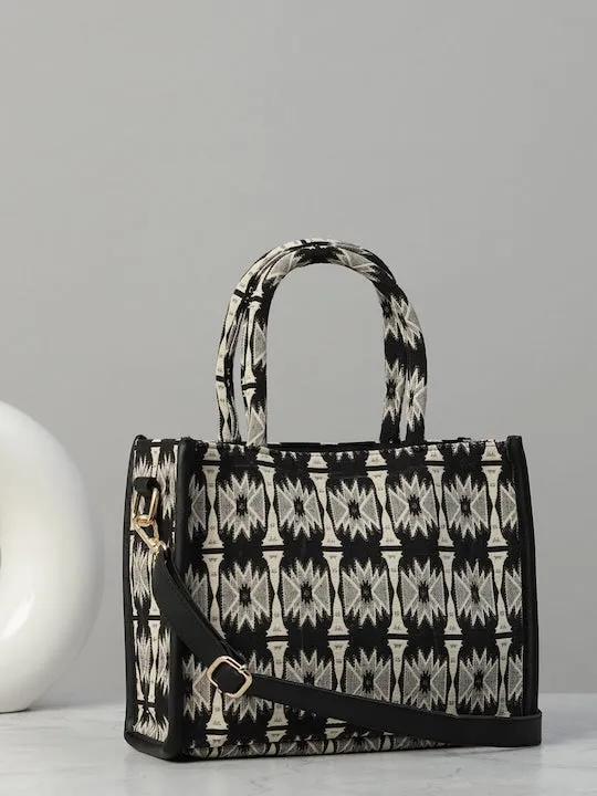 Abstract Structured Mini Bag
