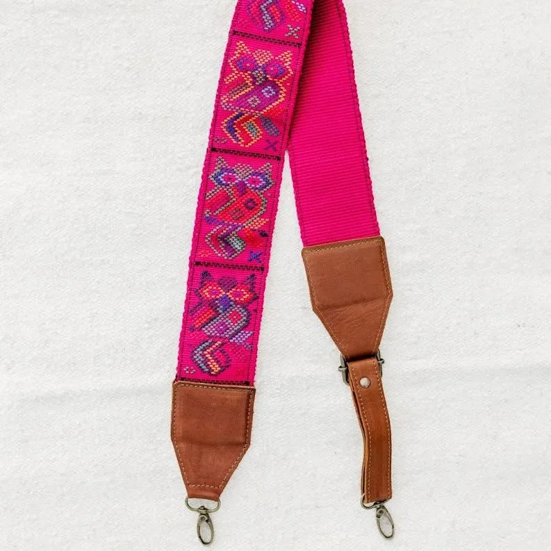 Adjustable Embroidered Strap - Owl