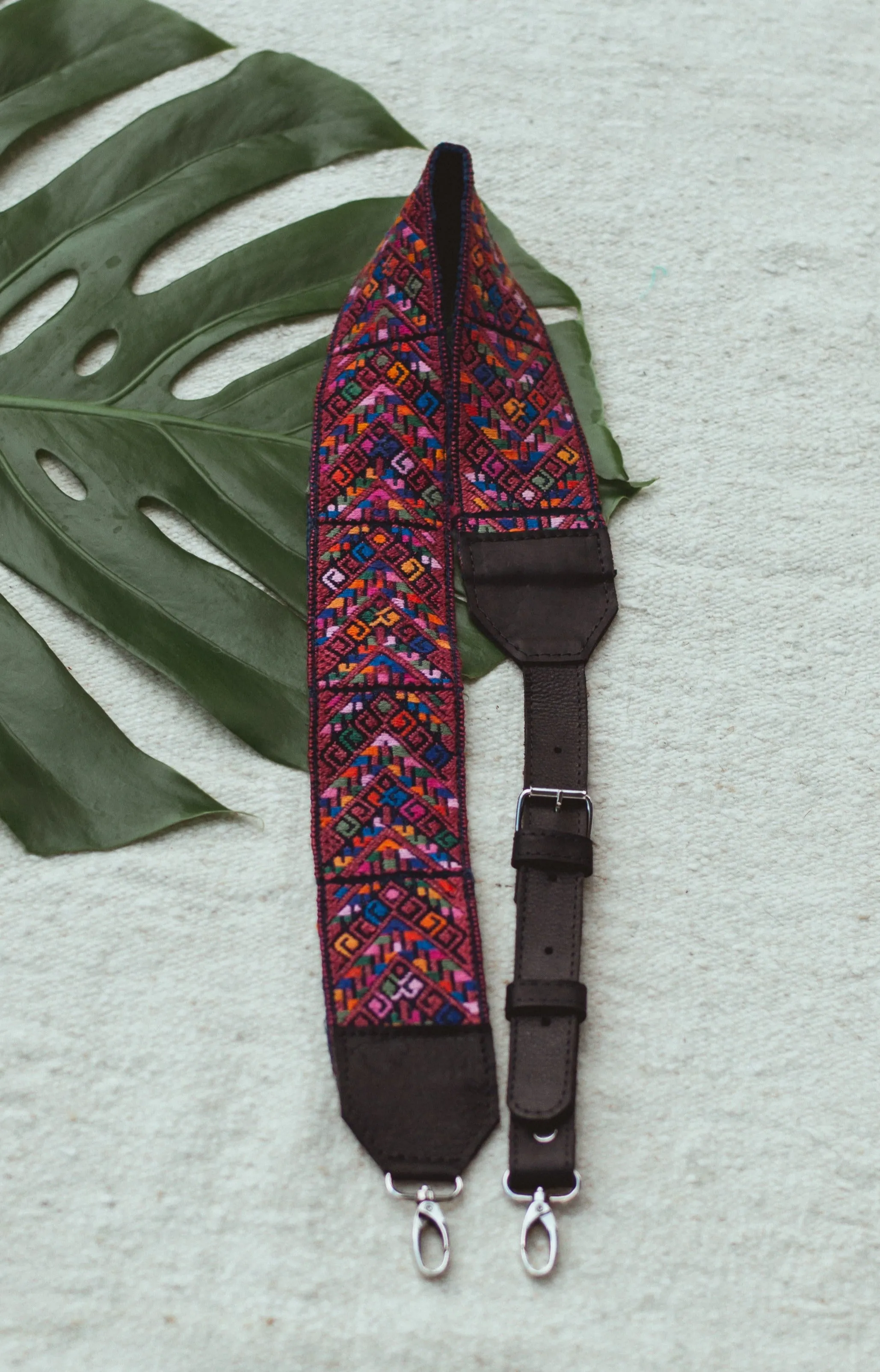 Adjustable Embroidered Strap