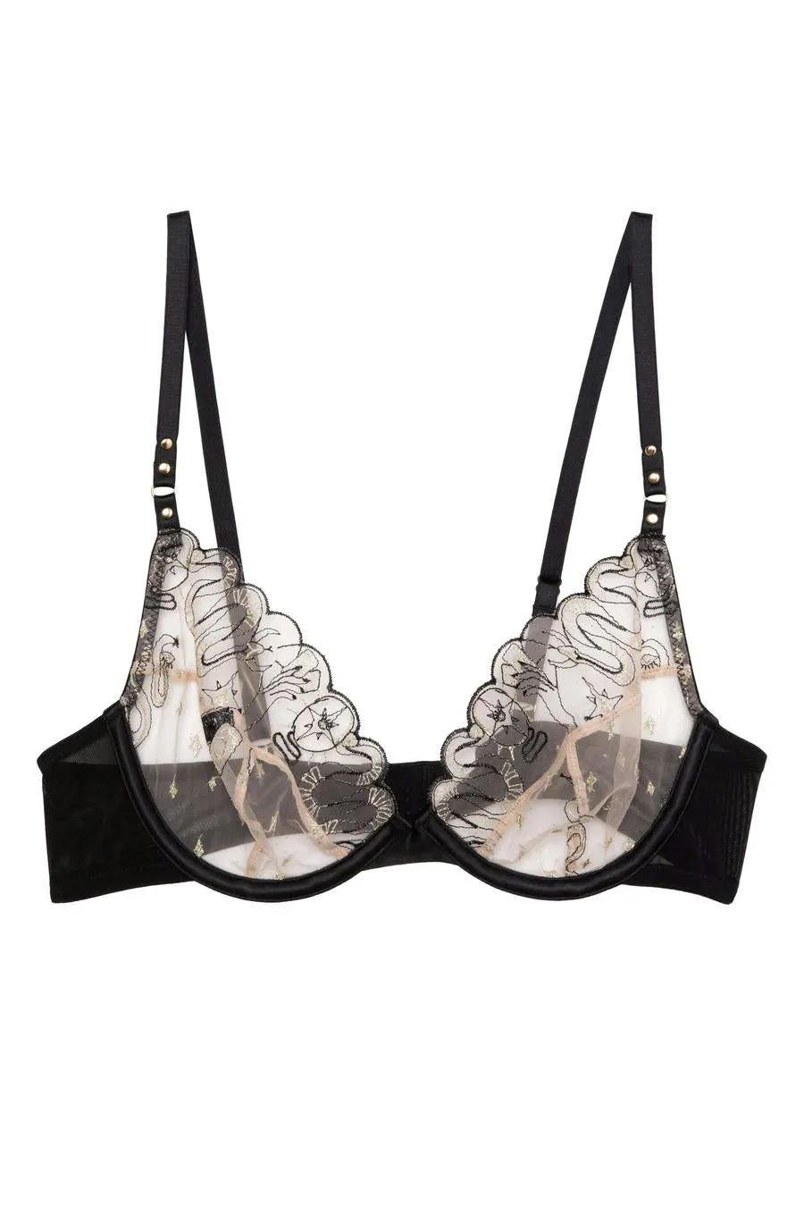 Anna Mystical Embroidery - Plunge Bra