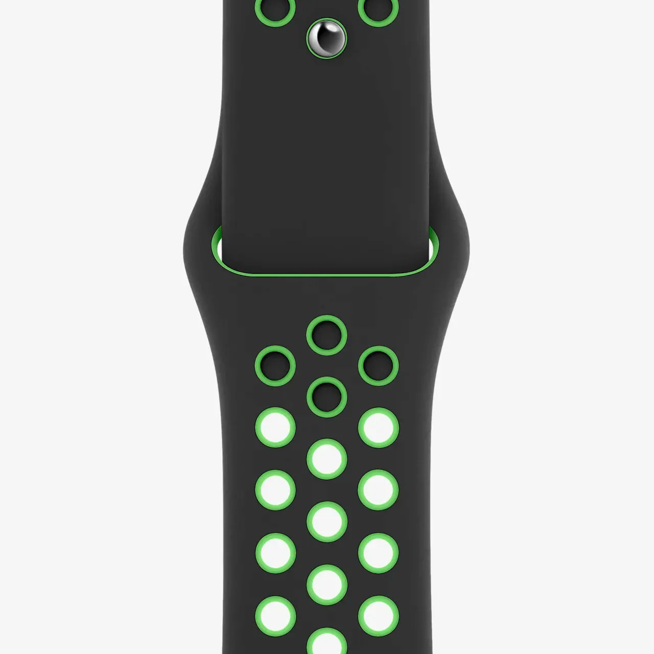 Apple Black/Lime Blast Nike Sport Band