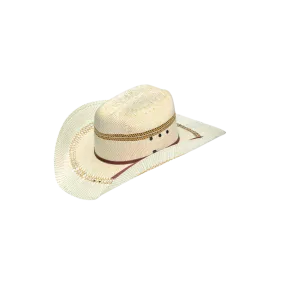 Ariat M&f Men's Western Bangora 2-cord Tan Straw Western Hat
