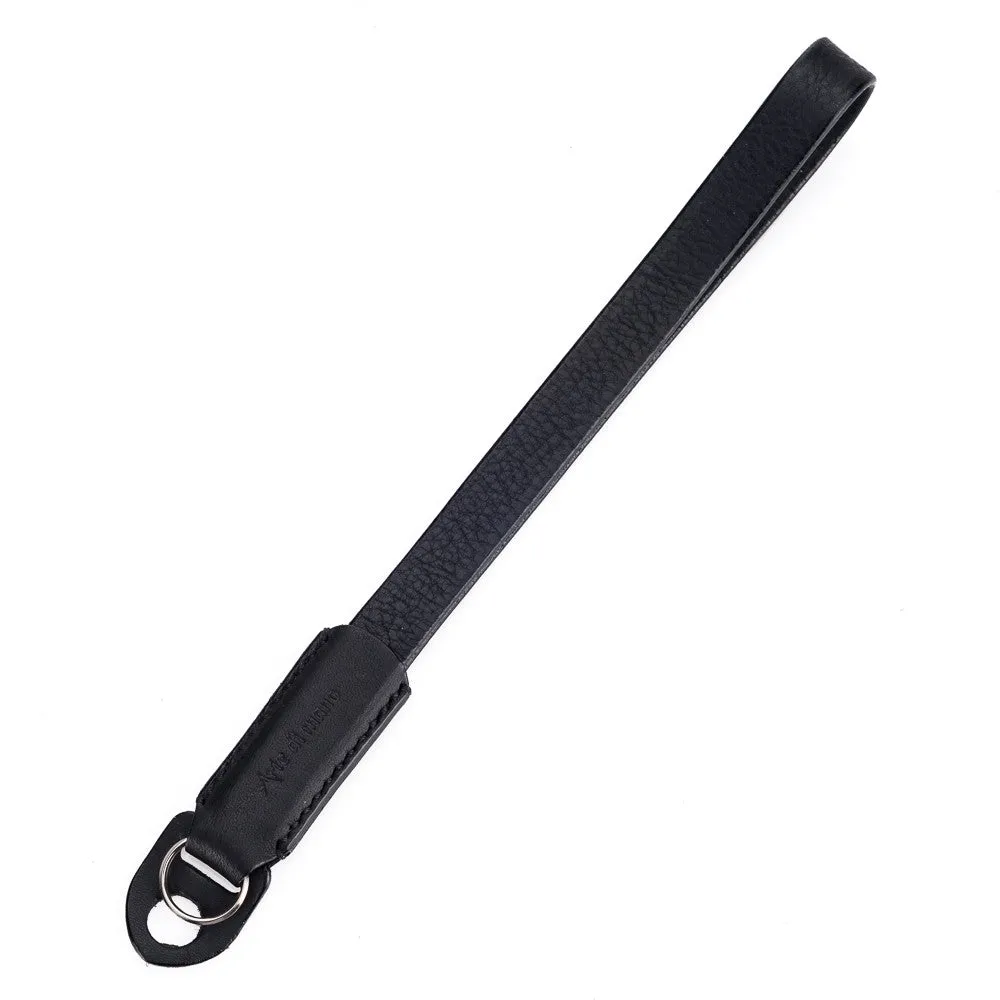 Arte di Mano Classic Hand Strap - Minerva Black with Black Stitching