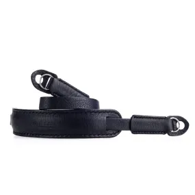 Arte di Mano Classic Neck Strap, 95cm - Minerva Black with Black Stitching