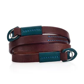 Arte di Mano Comodo Neck Strap, 95cm - Rally Volpe with Minerva Blue Accents