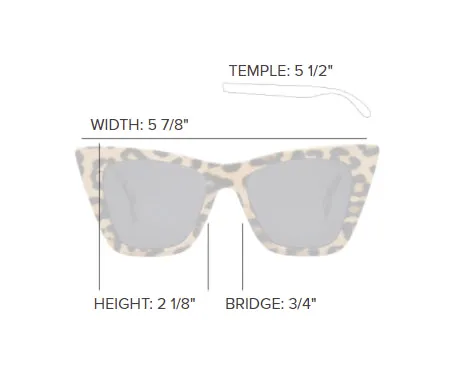 Ashbury White And Smoke Polarized Sunglasses