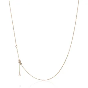 BASIC, Delicate Anchor Chain, Gold 18k