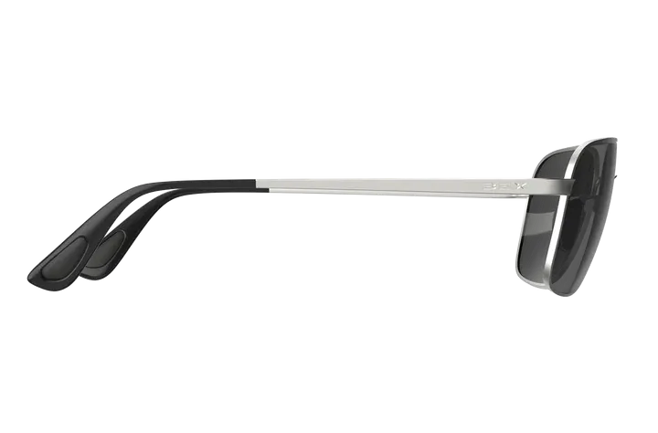 BEX Mach Matte Silver/Gray Sunglasses - S115MSG