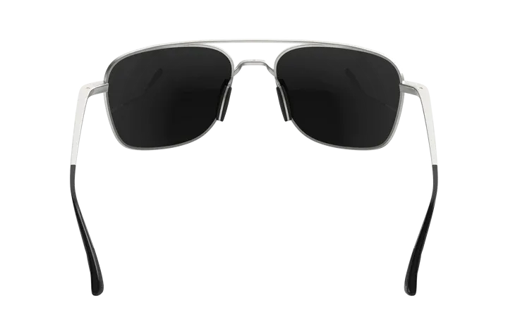 BEX Mach Matte Silver/Gray Sunglasses - S115MSG