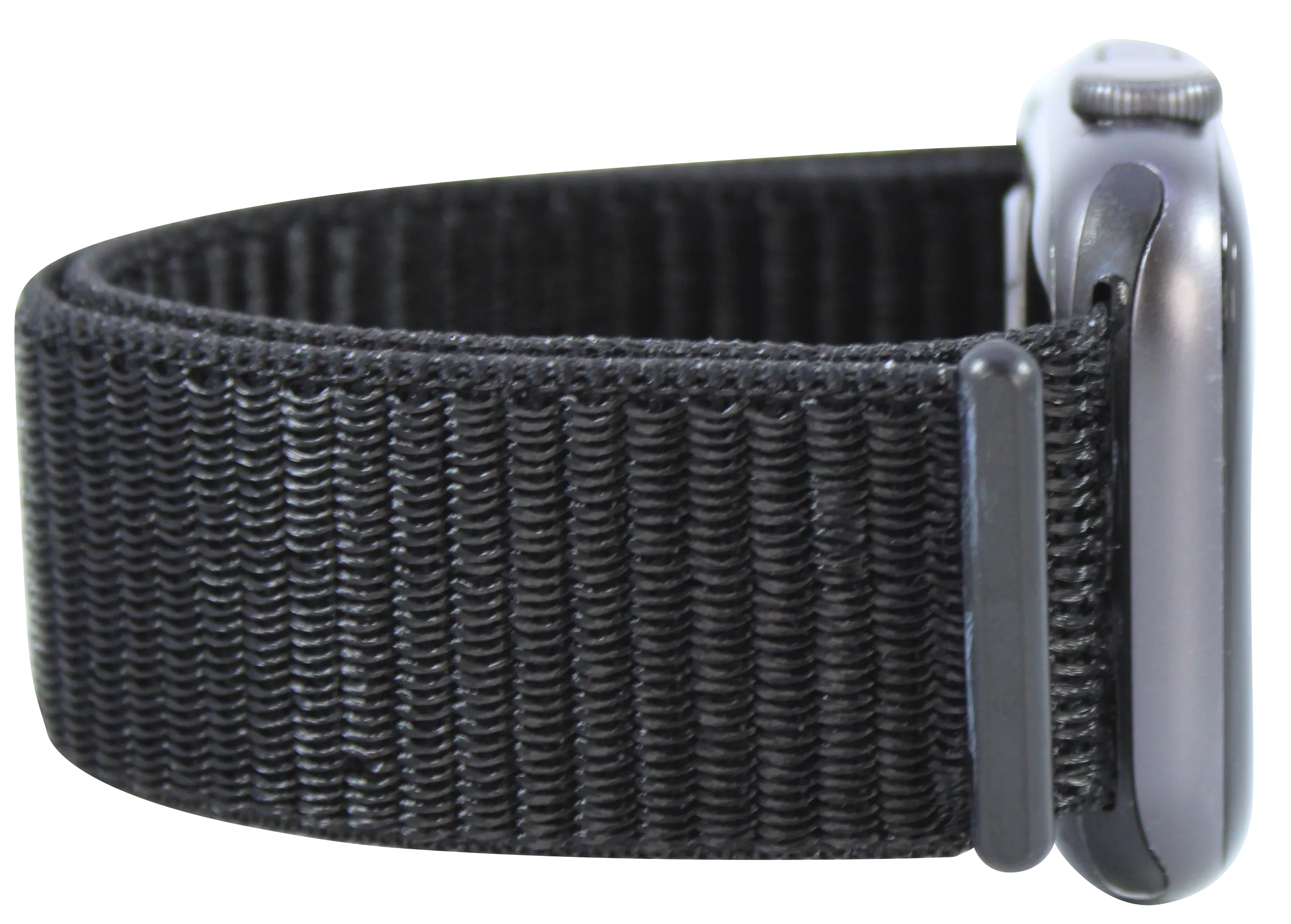 Black Nylon Loop Band for Apple Watch