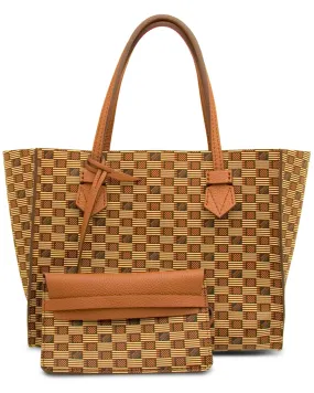 Bregancon Reversible Tote in Classique Brown