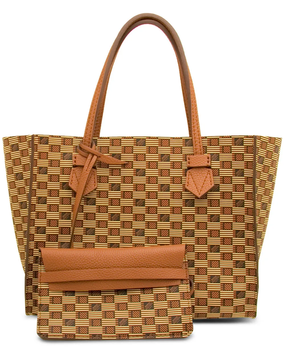 Bregancon Reversible Tote in Classique Brown