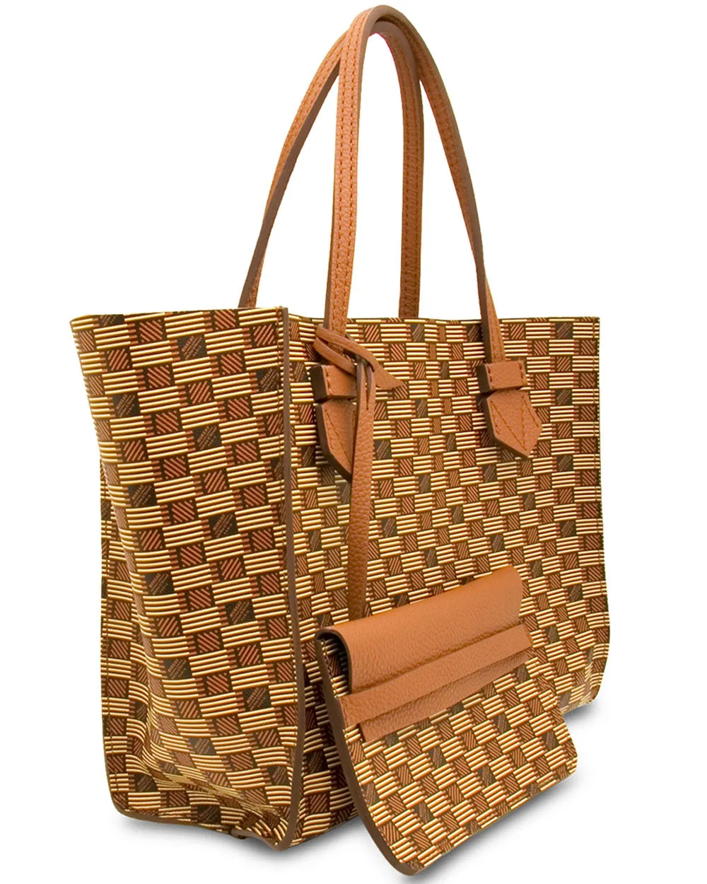 Bregancon Reversible Tote in Classique Brown
