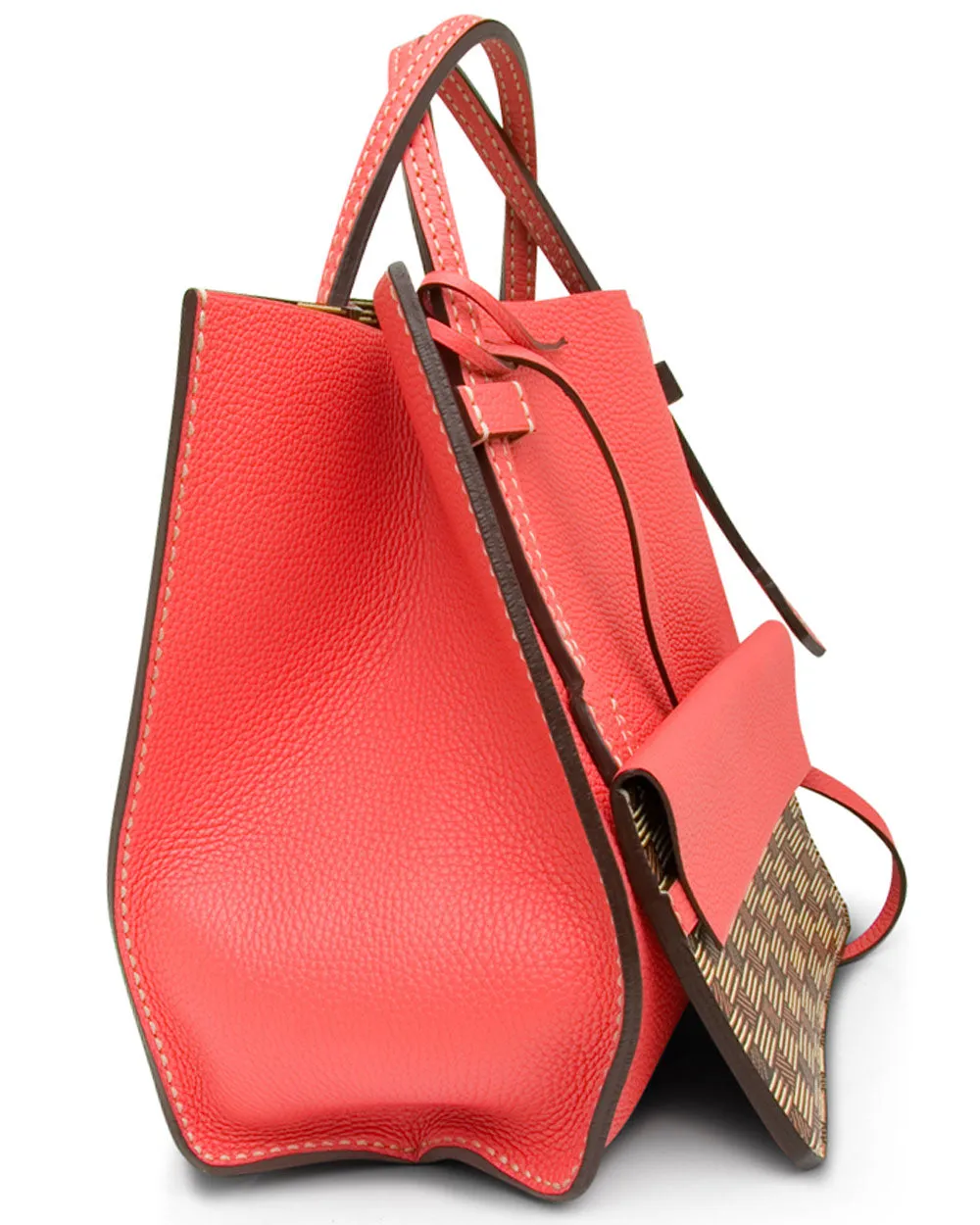 Bregancon Reversible Tote in Hibiscus