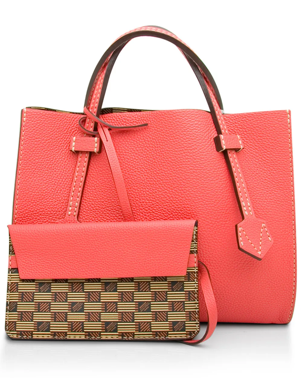 Bregancon Reversible Tote in Hibiscus