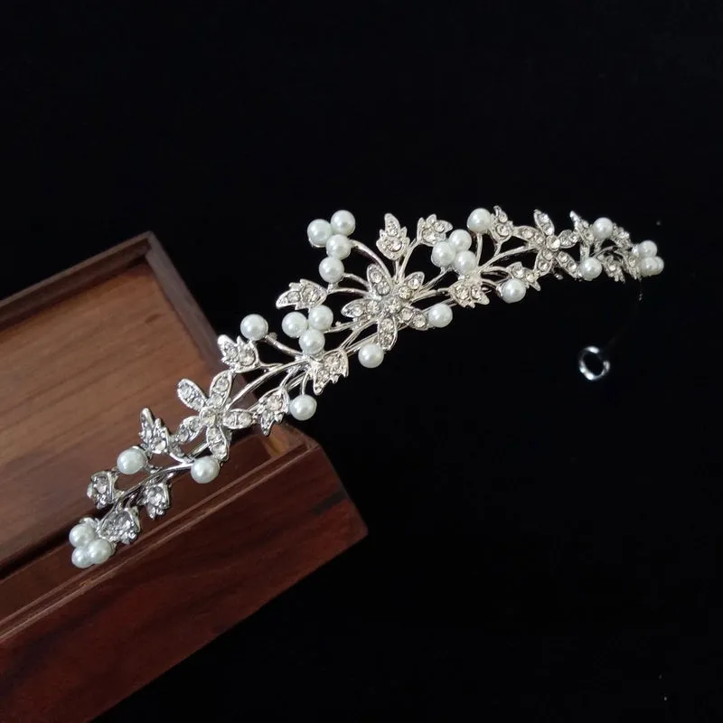 Bridal Crown Headdress Wedding Dress Wedding Headband Rhinestone Jewelry Accessories