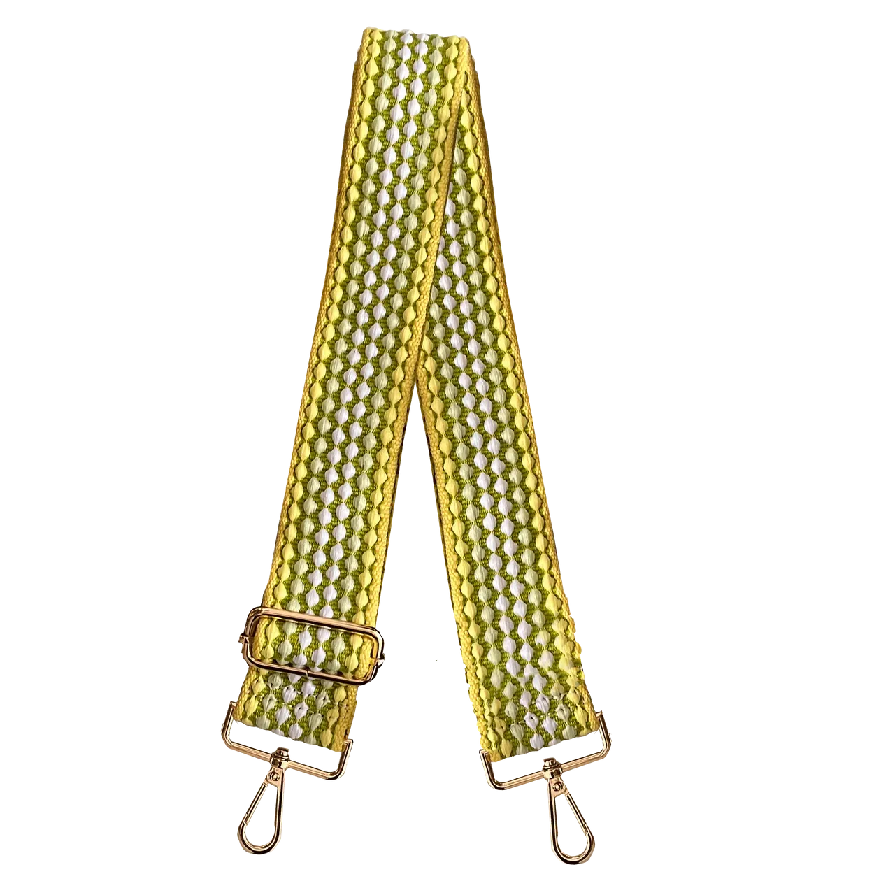Bubble Adjustable Bag Strap in Yellow - AHDORNED