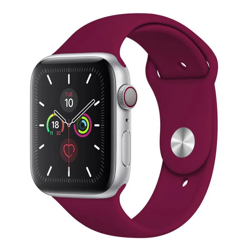 Burgundy Red Sport Band for Apple Watch