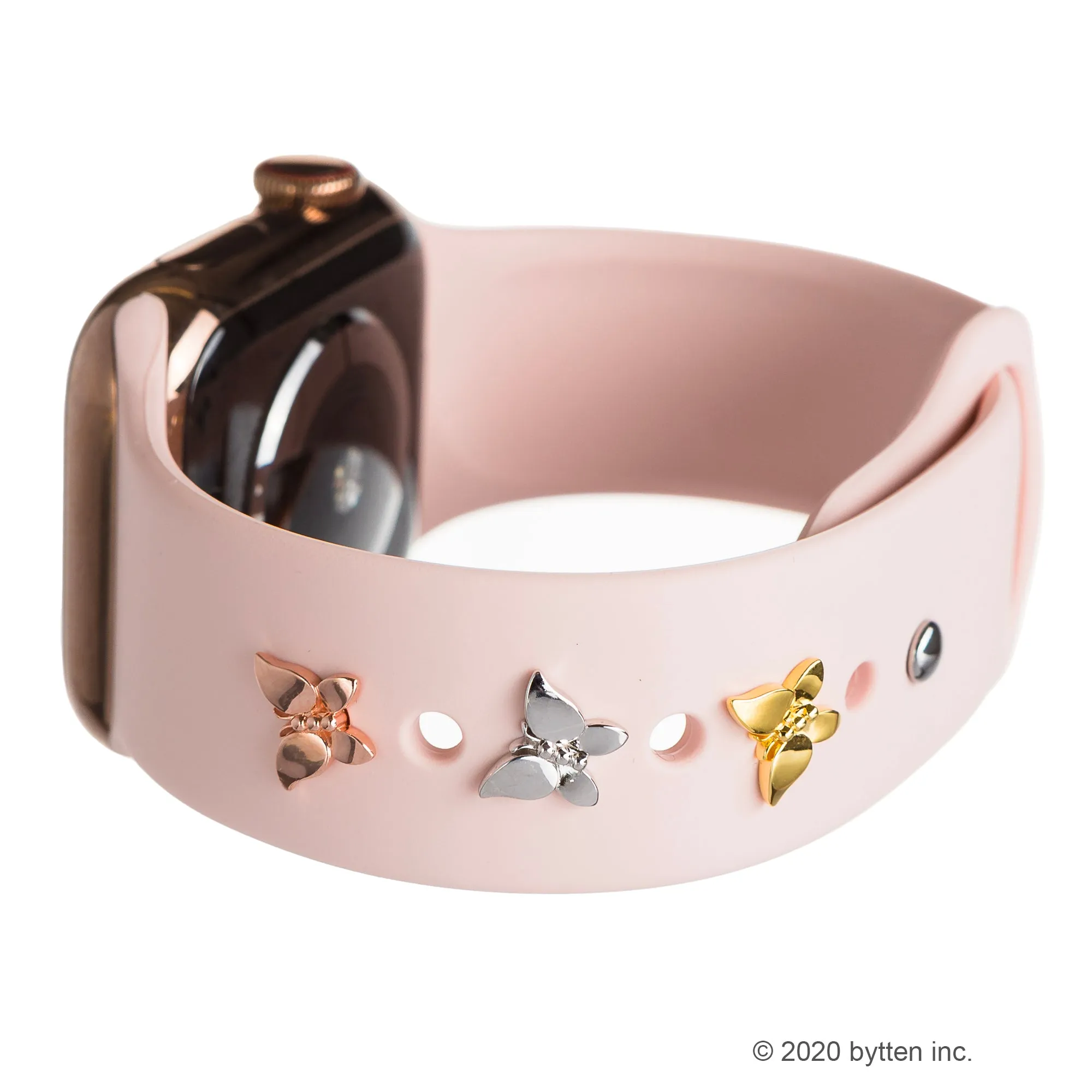 butterfly stud • Apple Watch sport band charm