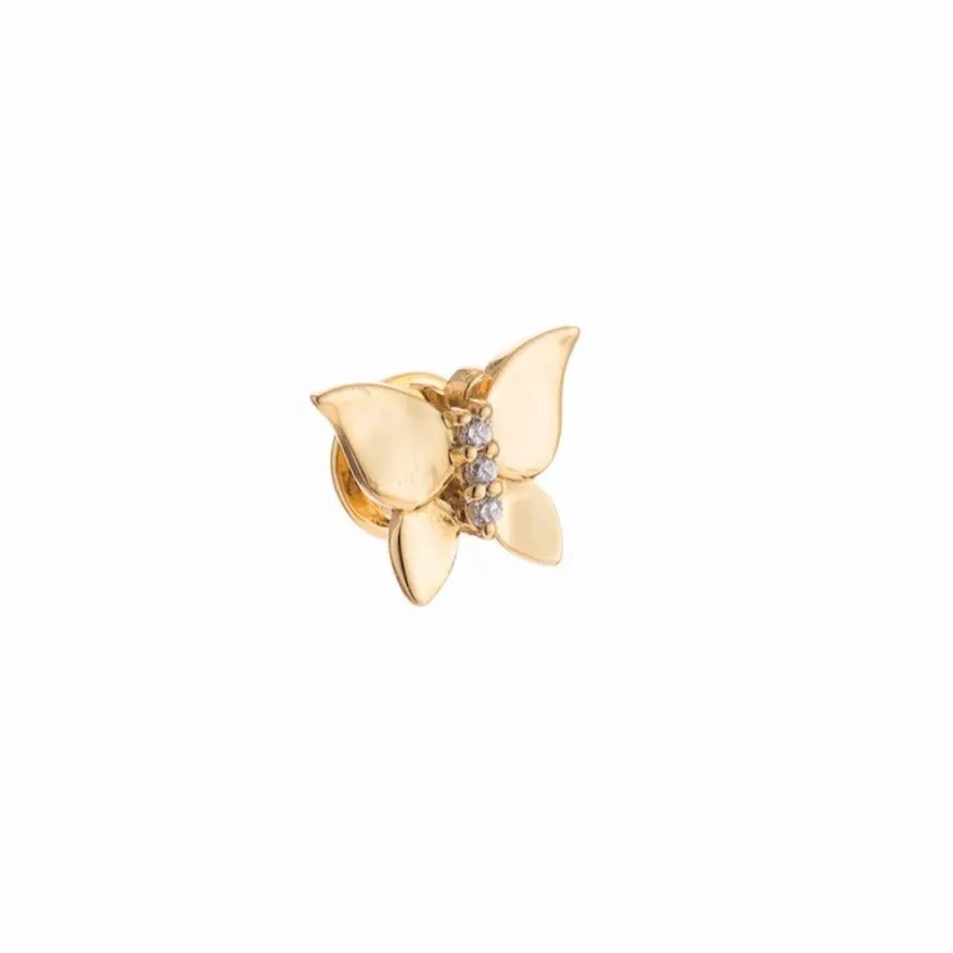 butterfly stud • Apple Watch sport band charm