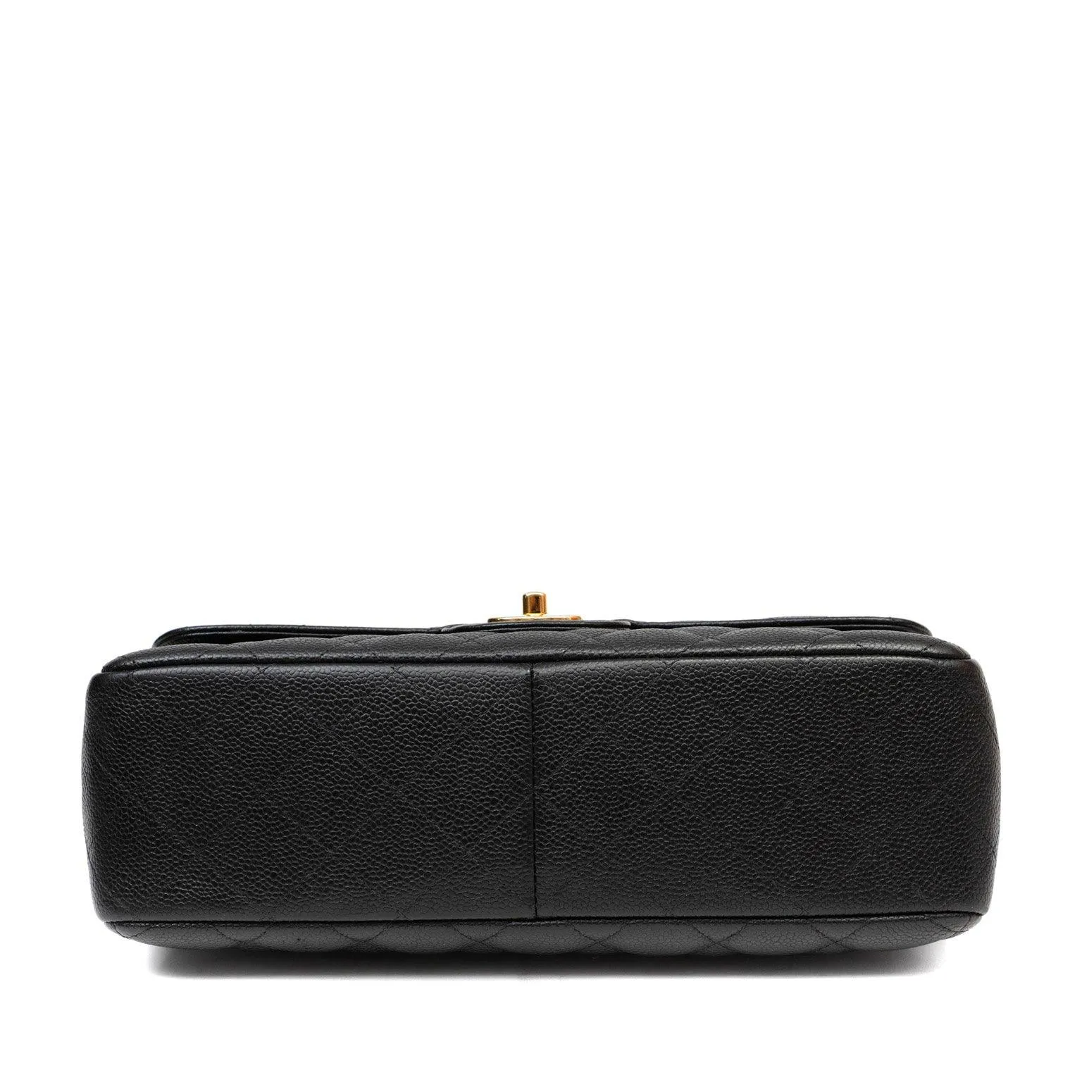 Chanel Black Caviar Jumbo Classic with Gold Hardware
