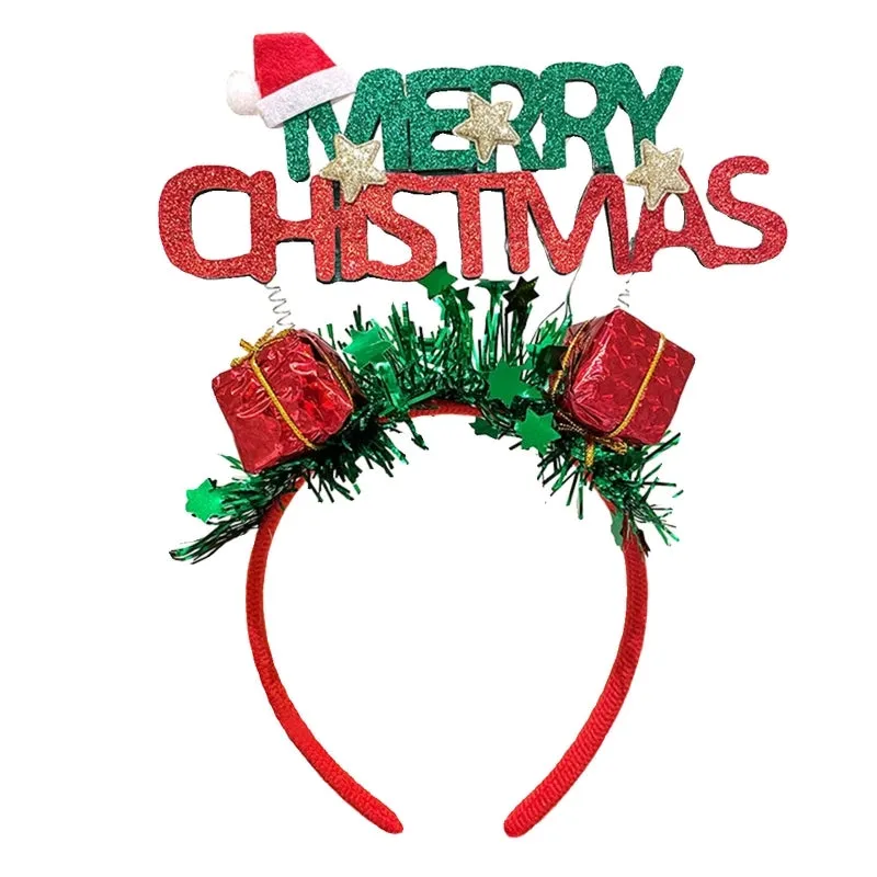 Christmas Cartoon Style Unisex Santa Claus Handmade Antlers Headdress