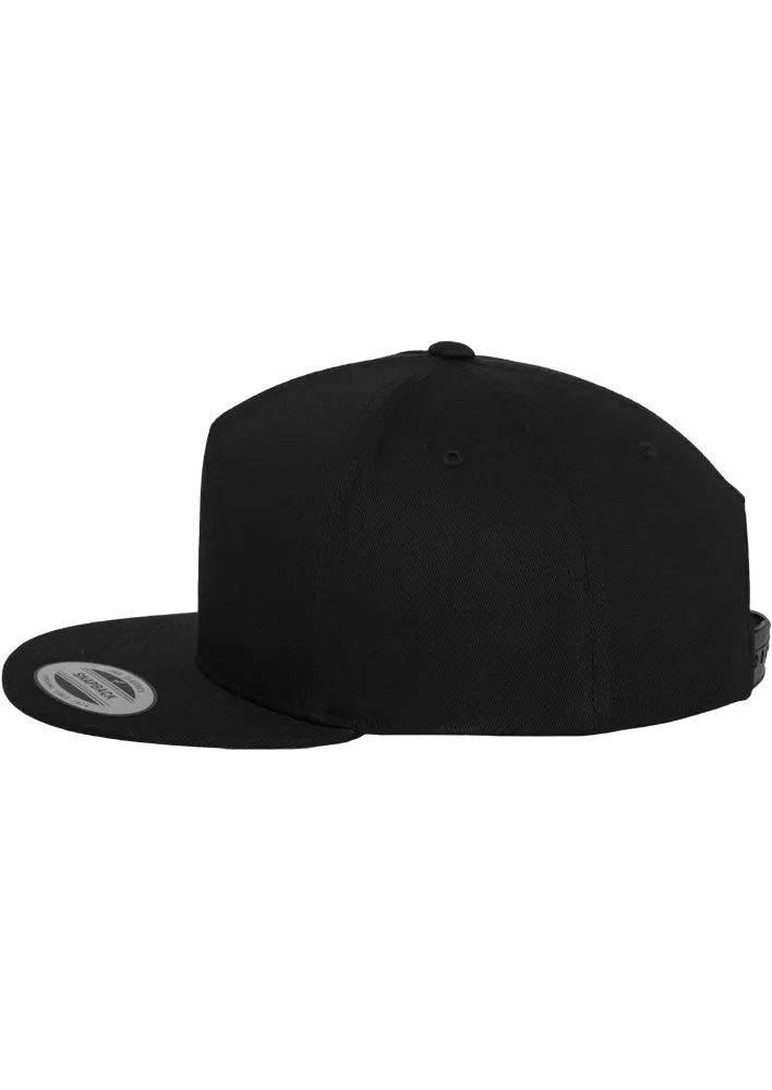 Classic 5-Panel Snapback - Black